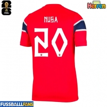 Norwegen Antonio Nusa #20 Heimtrikot EM 2024 Kurzarm